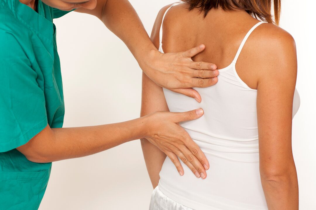 arst uurib selga rindkere osteokondroosiga